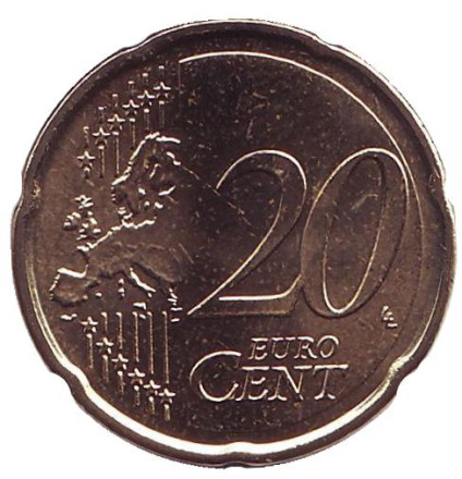 Монета 20 центов. 2017 год, Андорра. Монета 20 центов. 2017 год, Андорра.