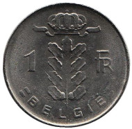 Монета 1 франк. 1976 год, Бельгия. (Belgie) Монета 1 франк. 1976 год, Бельгия. (Belgie)