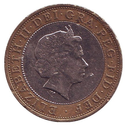 Монета 2 фунта. 2006 год, Великобритания.