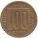 Монета 100 динаров. 1988 год, Югославия. (Новый тип)