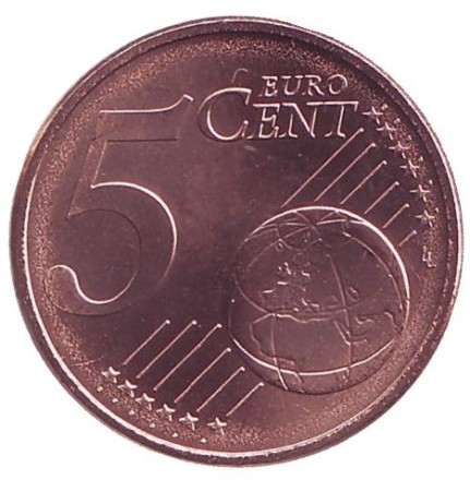 Монета 5 центов. 2017 год, Австрия. Монета 5 центов. 2017 год, Австрия.