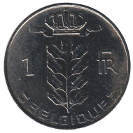 Монета 1 франк. 1975 год, Бельгия. (Belgique) Монета 1 франк. 1975 год, Бельгия. (Belgique)