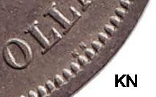 Монета 1 доллар. 1960 год. Гонконг. (KN).