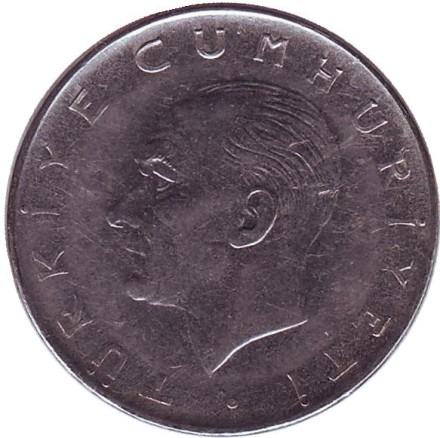 Монета 1 лира. 1979 год, Турция. Монета 1 лира. 1979 год, Турция.