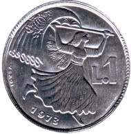 Монета 1 лира. 1973 год, Сан-Марино. Девушка с национальным флагом. Монета 1 лира. 1973 год, Сан-Марино. Девушка с национальным флагом.