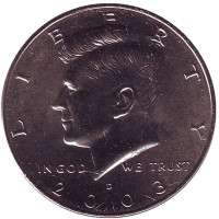 Джон Кеннеди. Монета 50 центов. 2003 год (D), США. 