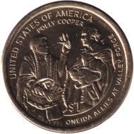Монета 1 доллар. 2026 год (D), США. Сакагавея. Полли Купер.