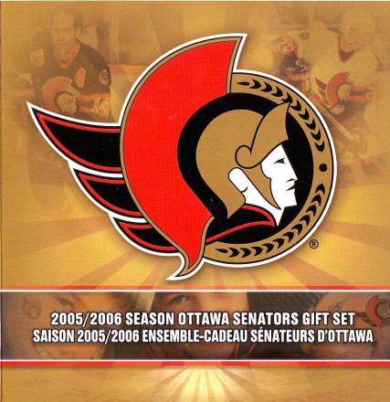 Хоккейный клуб "Оттава Сенаторз". Годовой набор монет Канады. (7 шт.), 2006 год, Канада.