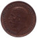 Монета 1 фартинг. 1926 год, Великобритания. Монета 1 фартинг. 1926 год, Великобритания.