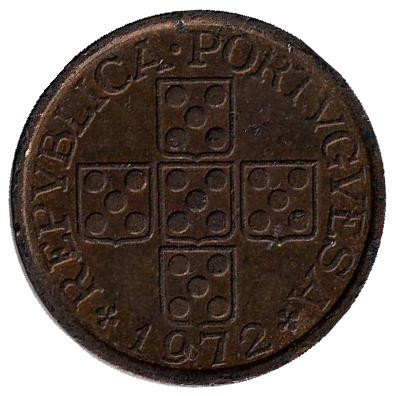 Монета 20 сентаво. 1972 год, Португалия. Ростки. Монета 20 сентаво. 1972 год, Португалия. Ростки.