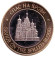 Спас-на-Крови. Александр II. Сувенирный жетон, Санкт-Петербург. Спас-на-Крови. Александр II. Сувенирный жетон, Санкт-Петербург.