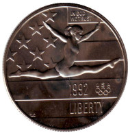 Монета 50 центов (P). 1992 год, США. XXV летние Олимпийские игры. Гимнастика. Монета 50 центов (P). 1992 год, США. XXV летние Олимпийские игры. Гимнастика.