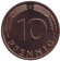 Монета 10 пфеннигов. 1983 год (D), ФРГ. Дубовые листья. Монета 10 пфеннигов. 1983 год (D), ФРГ. Дубовые листья.