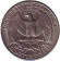 Монета 25 центов. 1997 (P) год, США. Вашингтон. Монета 25 центов. 1997 (P) год, США. Вашингтон.