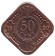 Монета 50 центов. 1990 год, Нидерландские Антильские острова. UNC. Монета 50 центов. 1990 год, Нидерландские Антильские острова. UNC.