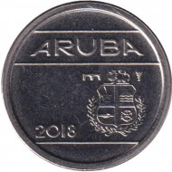 Монета 5 центов, 2018 год, Аруба. Монета 5 центов, 2018 год, Аруба.