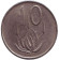 Монета 10 центов. 1965 год, Южная Африка. (South Africa) Алоэ. Монета 10 центов. 1965 год, Южная Африка. (South Africa) Алоэ.