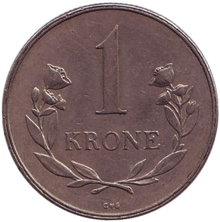 Монета 1 крона. 1960 год, Гренландия.