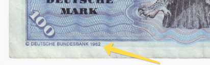 Банкнота 100 марок. 1980 год, ФРГ. Тип 2. Себастиан Мюнстер. Орел.