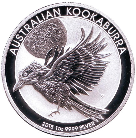 Монета 1 доллар. 2018 год, Австралия. Кукабарра.