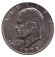 Монета 1 доллар. 1971 год (S), США. (серебро) Дуайт Эйзенхауэр. Монета 1 доллар. 1971 год (S), США. (серебро) Дуайт Эйзенхауэр.