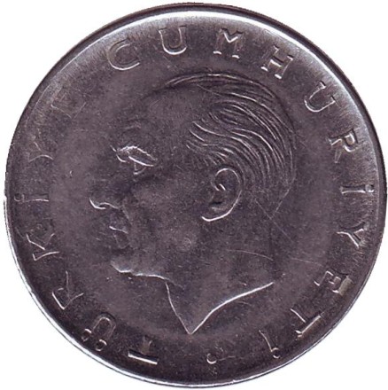 Монета 1 лира. 1978 год, Турция. Монета 1 лира. 1978 год, Турция.