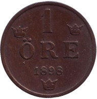 Монета 1 эре. 1898 год, Швеция. Монета 1 эре. 1898 год, Швеция.