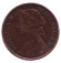 Монета 1 фартинг. 1860 год, Великобритания.