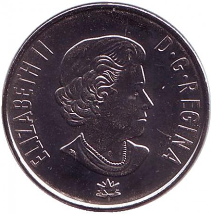 Монета 5 центов. 2017 год, Канада. 150 лет Конфедерации Канада. Живые традиции.