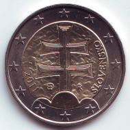 Монета 2 евро. 2011 год, Словакия. Монета 2 евро. 2011 год, Словакия.