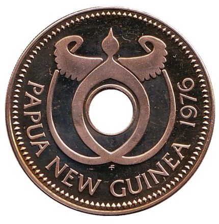 Монета 1 кина. 1976 год, Папуа-Новая Гвинея. Proof. Крокодилы. Монета 1 кина. 1976 год, Папуа-Новая Гвинея. Proof. Крокодилы.