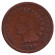 Монета 1 цент. 1890 год, США. Индеец. Монета 1 цент. 1890 год, США. Индеец.