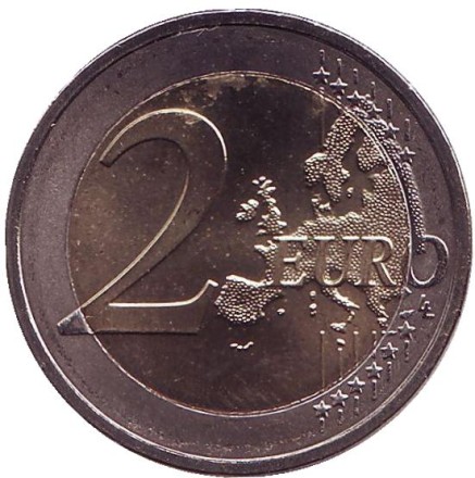 Монета 2 евро. 2011 год, Австрия. Монета 2 евро. 2011 год, Австрия.