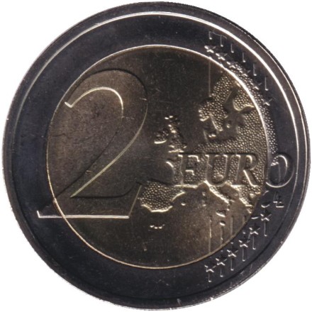 Монета 2 евро. 2024 год, Литва.