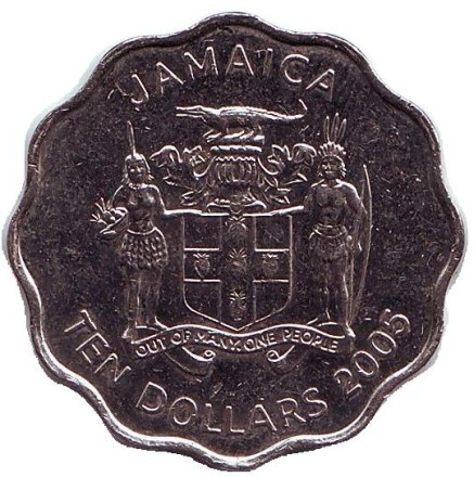 Монета 10 долларов. 2005 год, Ямайка. Джордж Гордон - национальный герой. Монета 10 долларов. 2005 год, Ямайка. Джордж Гордон - национальный герой.