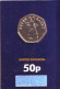 Монета 50 пенсов. 2019 год, Великобритания. 150 лет со дня рождения Беатрис Поттер. Кролик Питер. В блистере.
