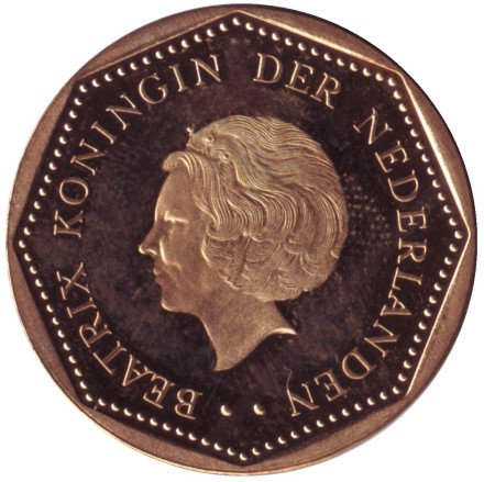 Монета 2,5 гульдена. 2006 год, Нидерландские Антильские острова.