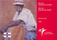 Годовой набор монет (8 штук). 2001 год, Нидерландские Антильские острова.