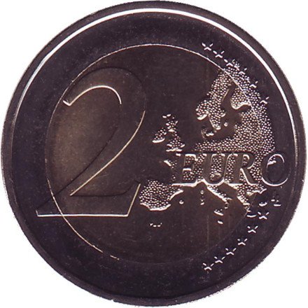 Монета 2 евро. 2020 год, Словения. 500 лет со дня рождения Адама Бохорича.