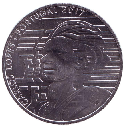 Монета 7,5 евро. 2017 год, Португалия. BU. Карлуш Лопиш.