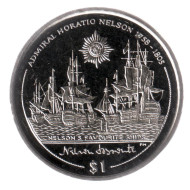 Монета 1 доллар. 2005 год, Британские Виргинские острова. Любимые корабли адмирала Нельсона.