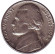 Монета 5 центов. 1962 год, США. Джефферсон. Монтичелло.