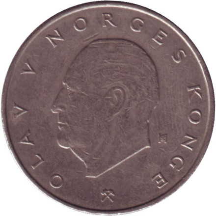 Монета 5 крон. 1979 год, Норвегия. Монета 5 крон. 1979 год, Норвегия.