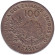 Монета 100 рейсов. 1901 год, Бразилия. Монета 100 рейсов. 1901 год, Бразилия.