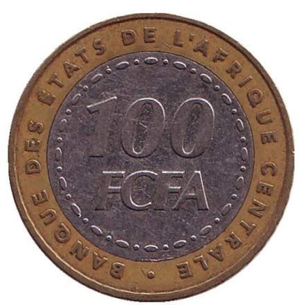 Монета 100 франков. 2006 год, Центральные Африканские штаты. 