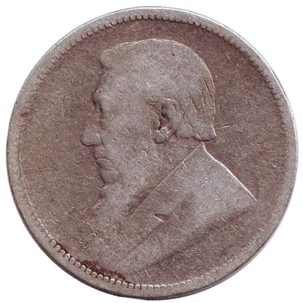 Монета 2 шиллинга. 1897 год, ЮАР. Монета 2 шиллинга. 1897 год, ЮАР.
