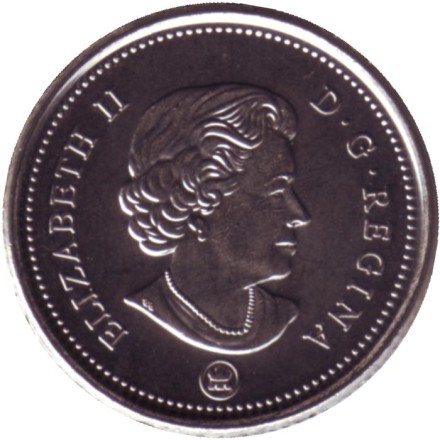 Монета 10 центов 2021 год, Канада. (Тип 2). 100 лет шхуне "Bluenose". Монета 10 центов 2021 год, Канада. (Тип 2). 100 лет шхуне "Bluenose".