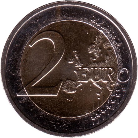 Монета 2 евро. 2022 год, Люксембург. Монета 2 евро. 2022 год, Люксембург.
