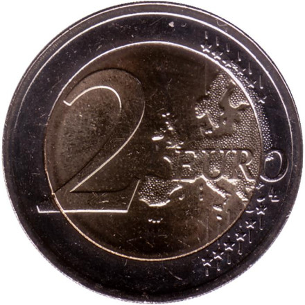Монета 2 евро. 2023 год, юбилейная, Литва.