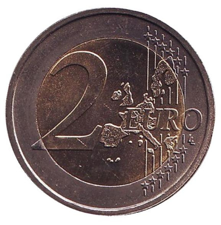 Монета 2 евро. 2006 год, Португалия. Монета 2 евро. 2006 год, Португалия.